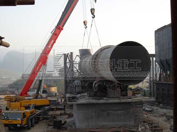 石灰回轉窯出現炸料怎么辦，河南宏科重工有高招